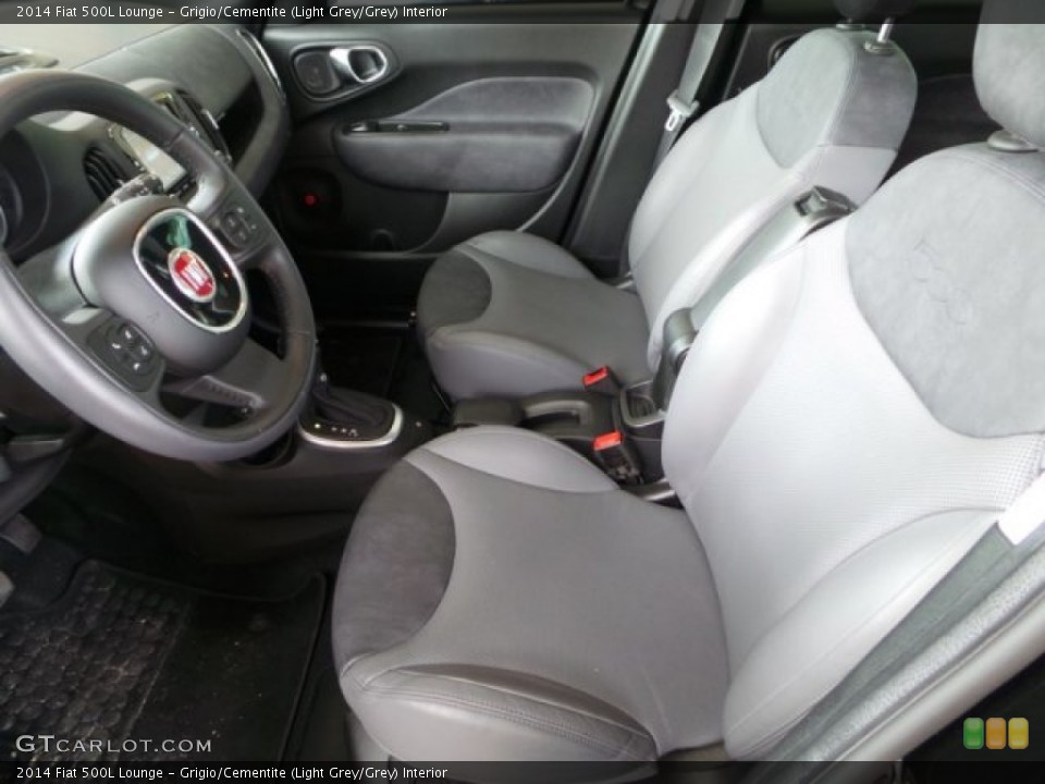 Grigio/Cementite (Light Grey/Grey) Interior Photo for the 2014 Fiat 500L Lounge #101951105