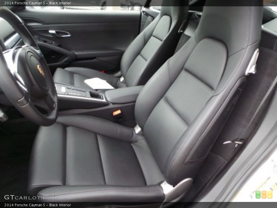 Black Interior Front Seat for the 2014 Porsche Cayman S #101953236