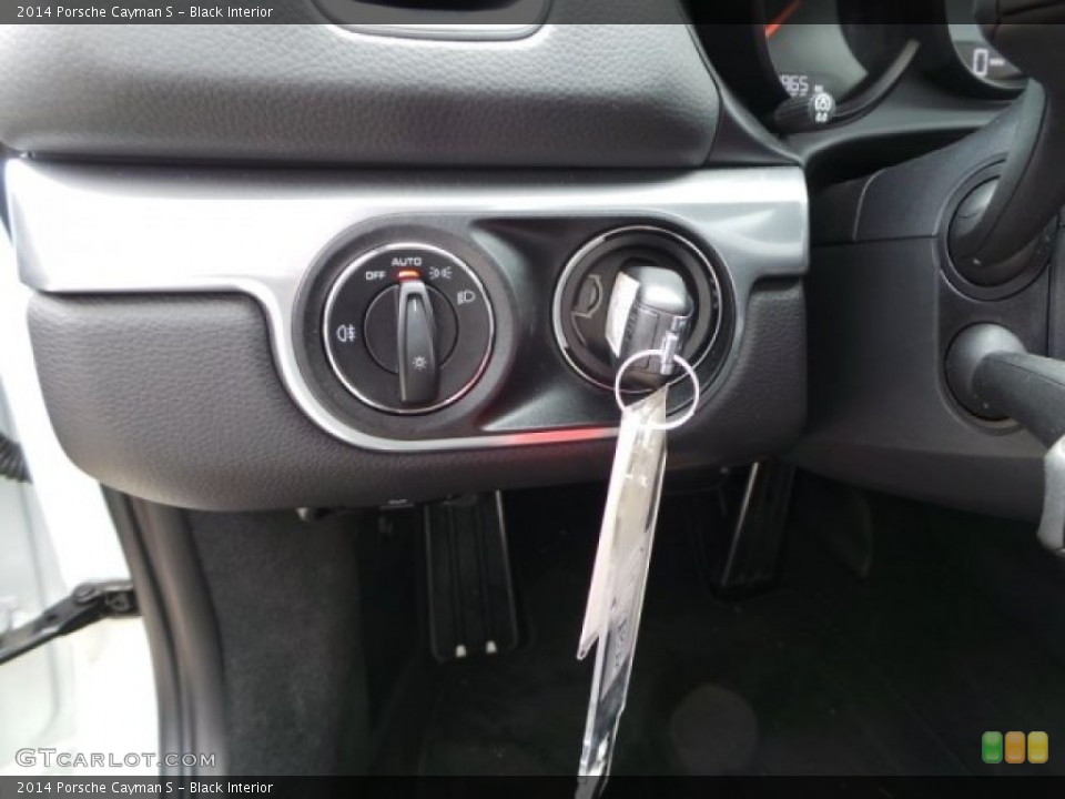 Black Interior Controls for the 2014 Porsche Cayman S #101953259