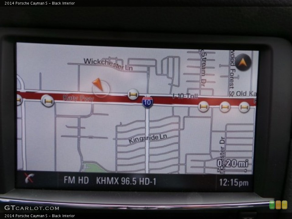 Black Interior Navigation for the 2014 Porsche Cayman S #101953316