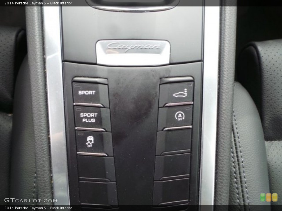 Black Interior Controls for the 2014 Porsche Cayman S #101953355