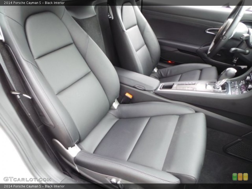 Black Interior Front Seat for the 2014 Porsche Cayman S #101953454
