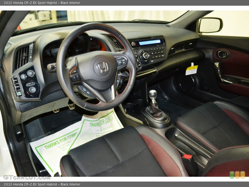 Black Interior Prime Interior for the 2013 Honda CR-Z EX Sport Hybrid #101954927