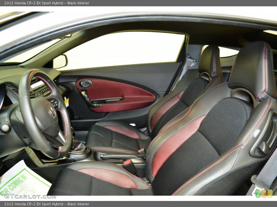 Black Interior Front Seat for the 2013 Honda CR-Z EX Sport Hybrid #101954966