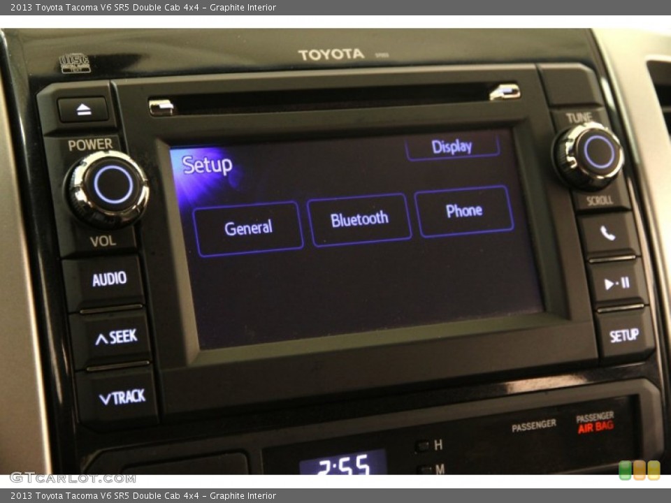 Graphite Interior Controls for the 2013 Toyota Tacoma V6 SR5 Double Cab 4x4 #101956145