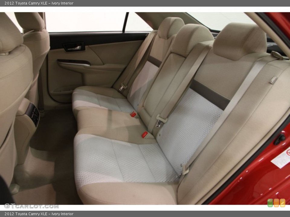 Ivory Interior Rear Seat for the 2012 Toyota Camry XLE #101956280