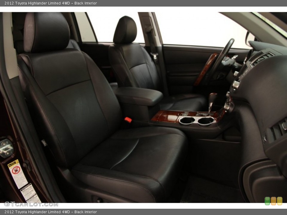 Black Interior Photo for the 2012 Toyota Highlander Limited 4WD #101956376
