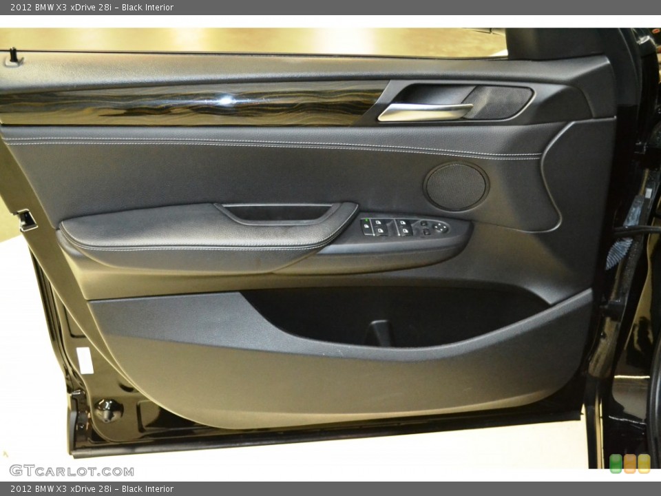 Black Interior Door Panel for the 2012 BMW X3 xDrive 28i #101957078