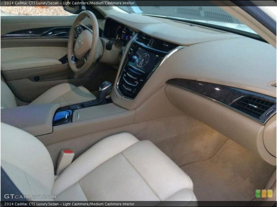Light Cashmere/Medium Cashmere Interior Photo for the 2014 Cadillac CTS Luxury Sedan #101958639