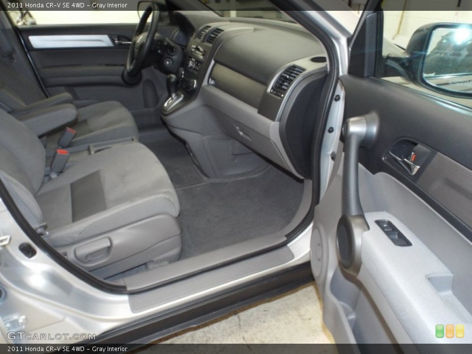 Gray Interior Front Seat for the 2011 Honda CR-V SE 4WD #101959448