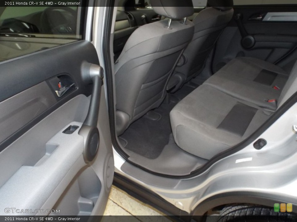 Gray Interior Rear Seat for the 2011 Honda CR-V SE 4WD #101959490