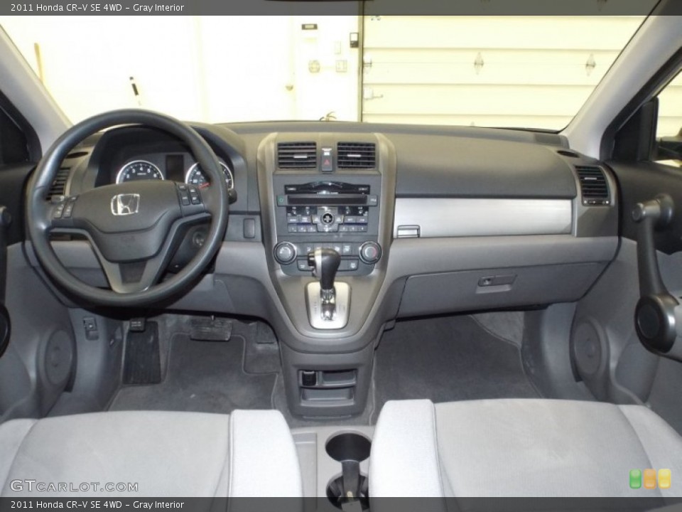 Gray Interior Dashboard for the 2011 Honda CR-V SE 4WD #101959538