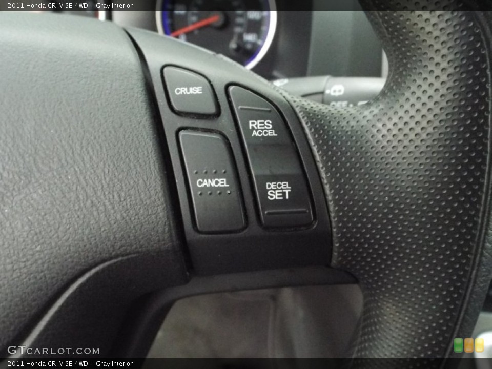 Gray Interior Controls for the 2011 Honda CR-V SE 4WD #101959679