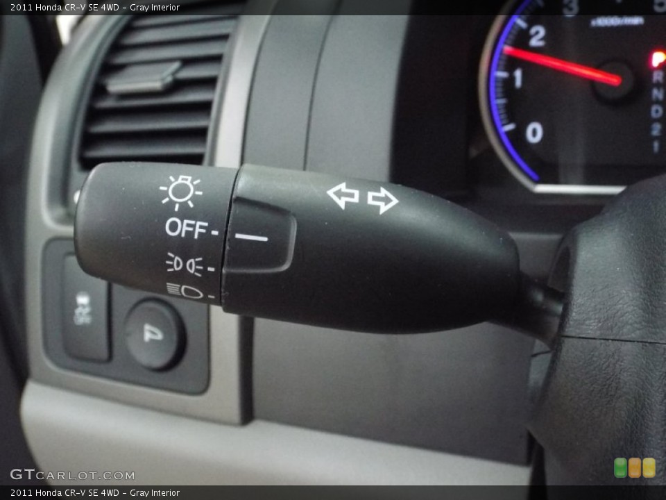 Gray Interior Controls for the 2011 Honda CR-V SE 4WD #101959728