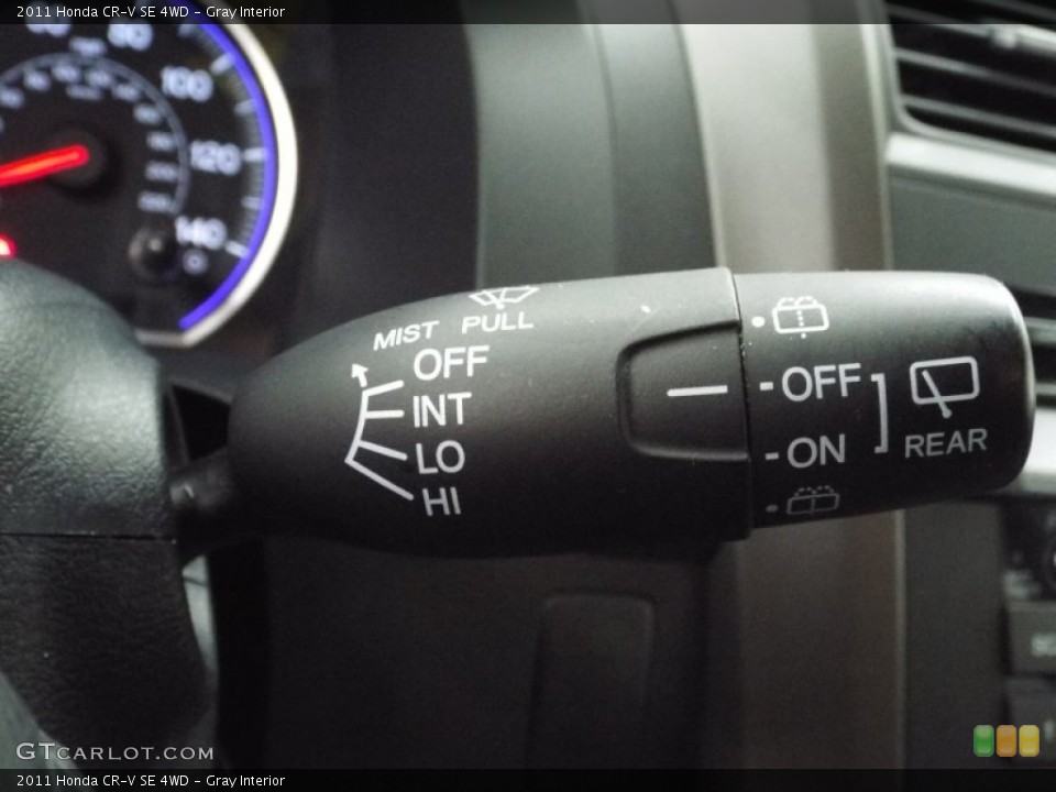 Gray Interior Controls for the 2011 Honda CR-V SE 4WD #101959757