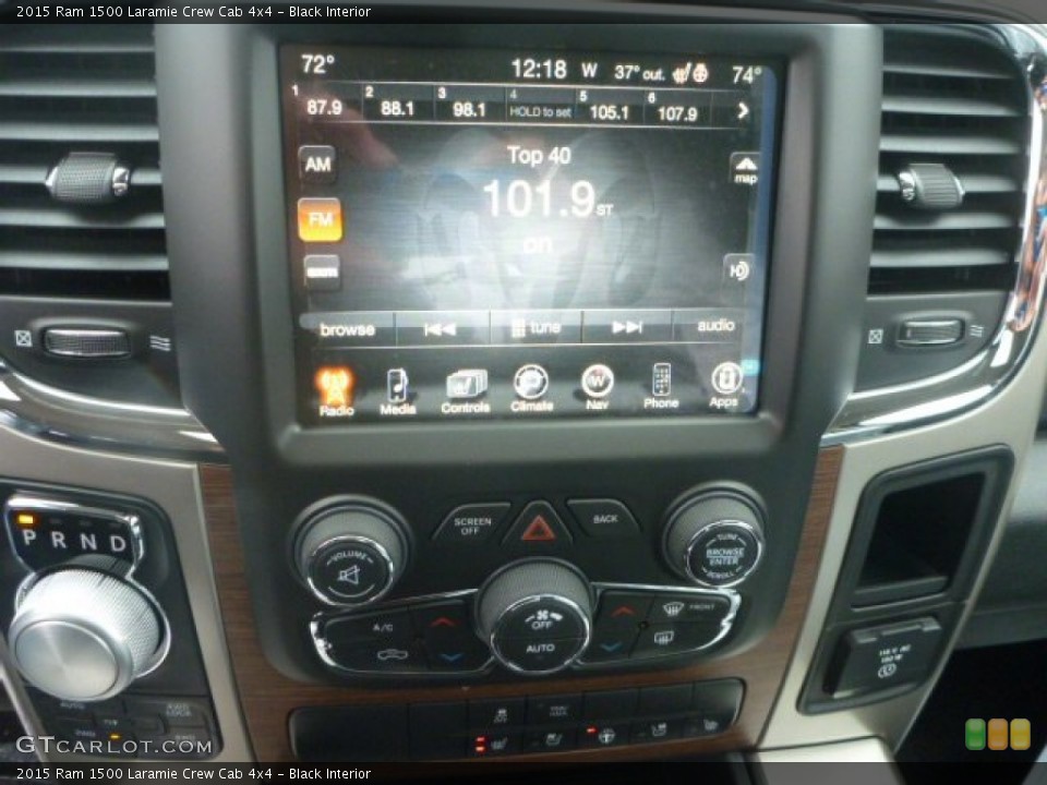 Black Interior Controls for the 2015 Ram 1500 Laramie Crew Cab 4x4 #101960633