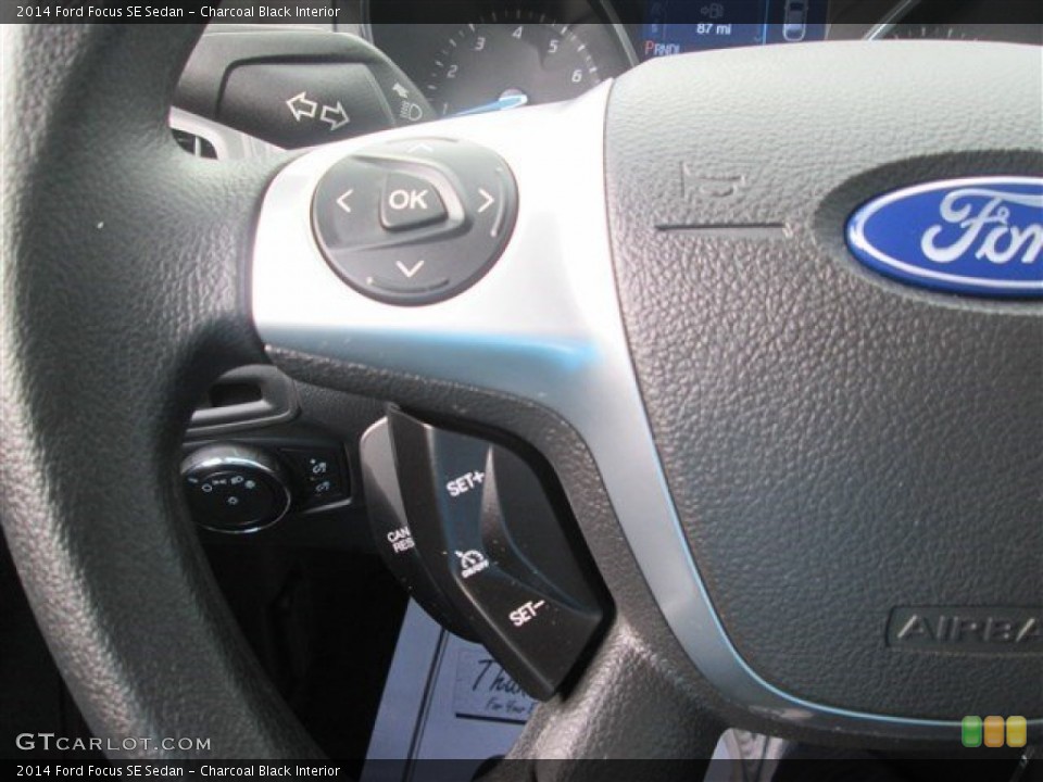 Charcoal Black Interior Controls for the 2014 Ford Focus SE Sedan #101960804