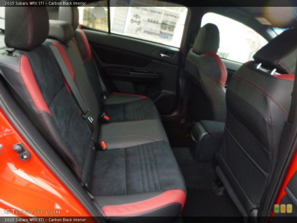 Carbon Black Interior Rear Seat for the 2015 Subaru WRX STI #101966450