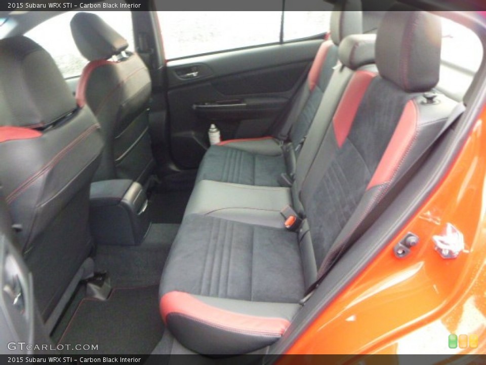 Carbon Black Interior Rear Seat for the 2015 Subaru WRX STI #101966468