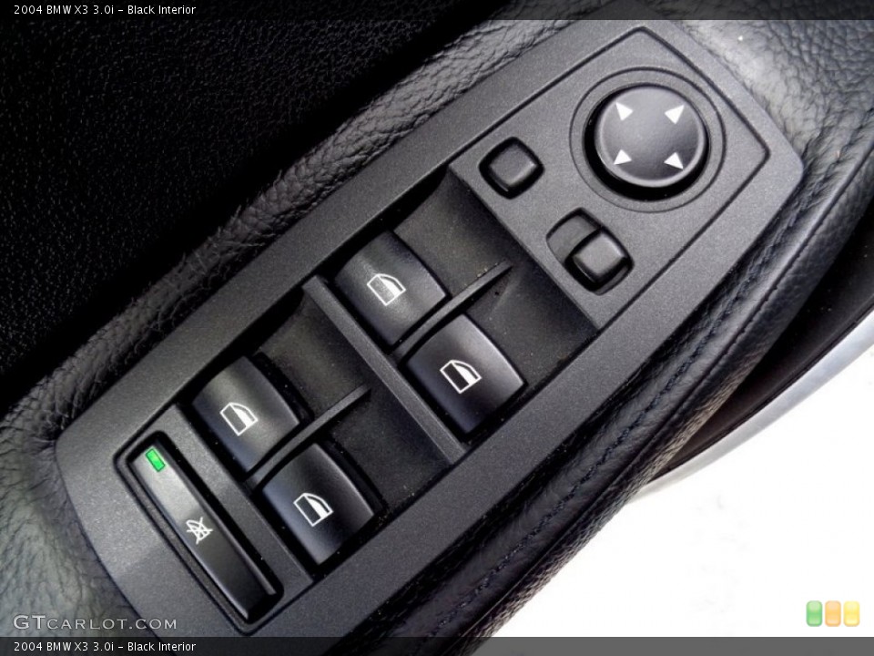 Black Interior Controls for the 2004 BMW X3 3.0i #101970854