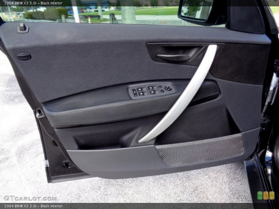 Black Interior Door Panel for the 2004 BMW X3 3.0i #101970923