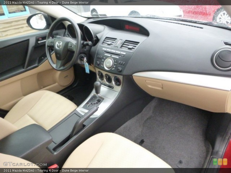 Dune Beige Interior Photo for the 2011 Mazda MAZDA3 i Touring 4 Door #101973713