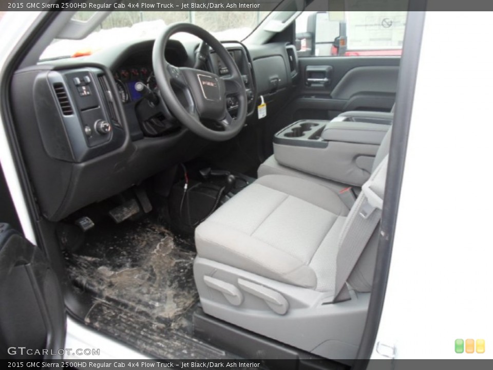 Jet Black/Dark Ash Interior Prime Interior for the 2015 GMC Sierra 2500HD Regular Cab 4x4 Plow Truck #101983193
