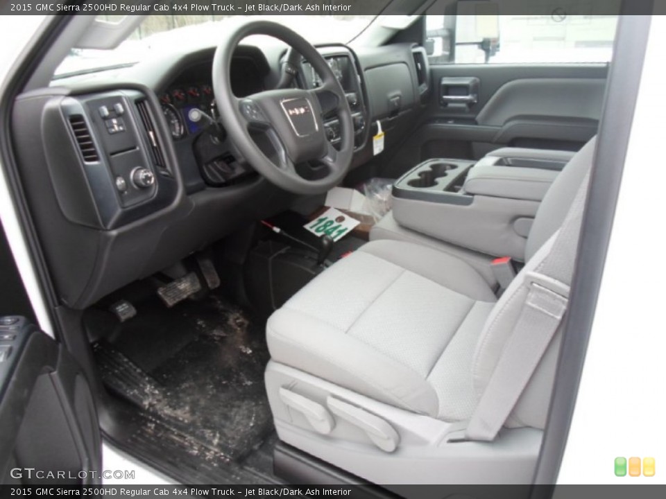Jet Black/Dark Ash Interior Prime Interior for the 2015 GMC Sierra 2500HD Regular Cab 4x4 Plow Truck #101983655