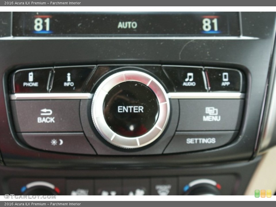 Parchment Interior Controls for the 2016 Acura ILX Premium #101985014