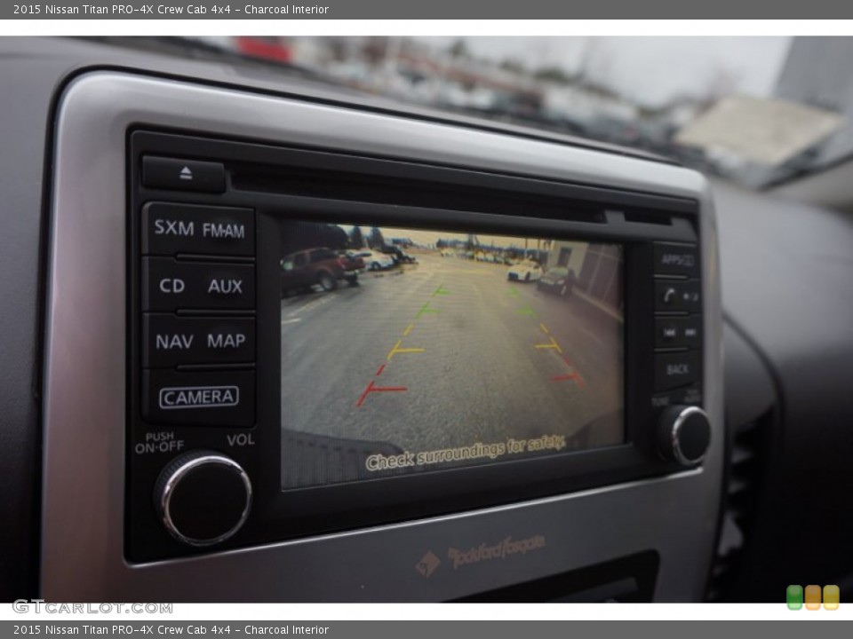 Charcoal Interior Controls for the 2015 Nissan Titan PRO-4X Crew Cab 4x4 #101986540
