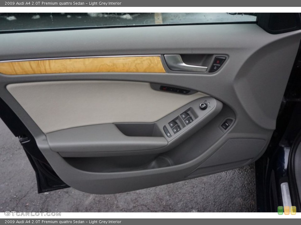 Light Grey Interior Door Panel for the 2009 Audi A4 2.0T Premium quattro Sedan #101991287