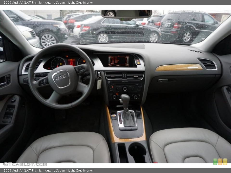 Light Grey Interior Dashboard for the 2009 Audi A4 2.0T Premium quattro Sedan #101991460