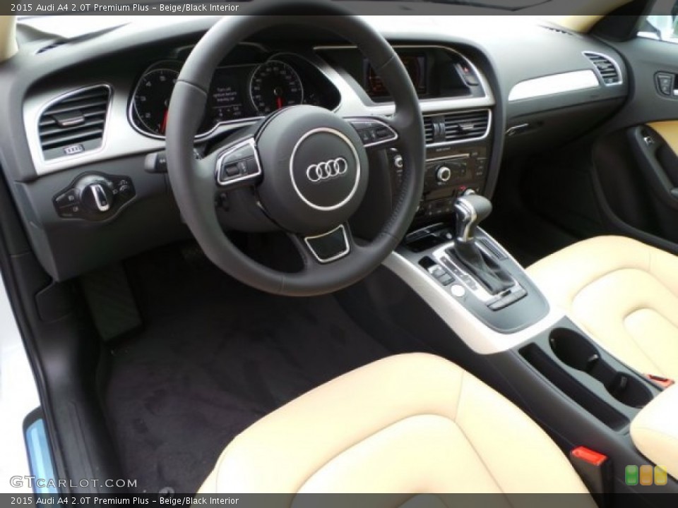 Beige/Black Interior Photo for the 2015 Audi A4 2.0T Premium Plus #102001589