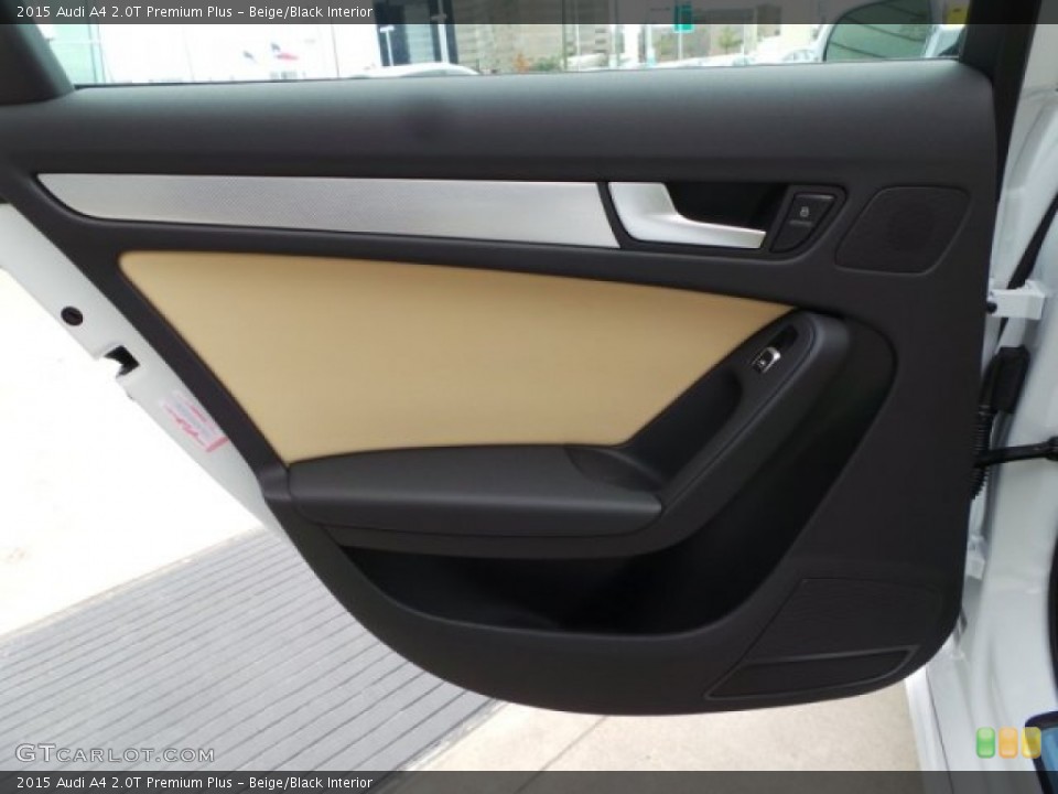Beige/Black Interior Door Panel for the 2015 Audi A4 2.0T Premium Plus #102001880
