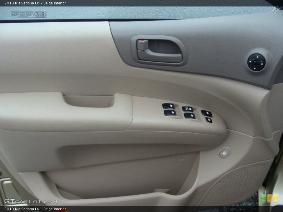 Beige Interior Door Panel for the 2010 Kia Sedona LX #102002897