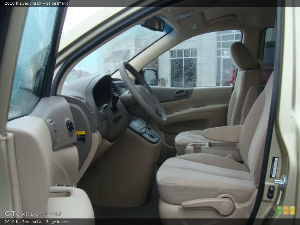 Beige Interior Photo for the 2010 Kia Sedona LX #102002942