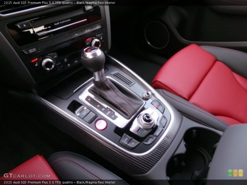 Black/Magma Red Interior Transmission for the 2015 Audi SQ5 Premium Plus 3.0 TFSI quattro #102004808