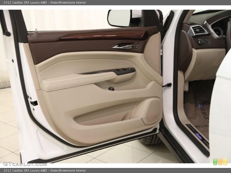 Shale/Brownstone Interior Door Panel for the 2012 Cadillac SRX Luxury AWD #102008834