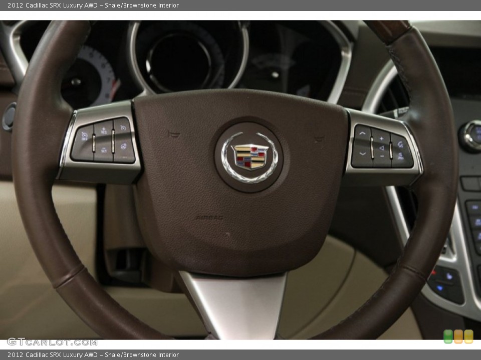 Shale/Brownstone Interior Steering Wheel for the 2012 Cadillac SRX Luxury AWD #102008903