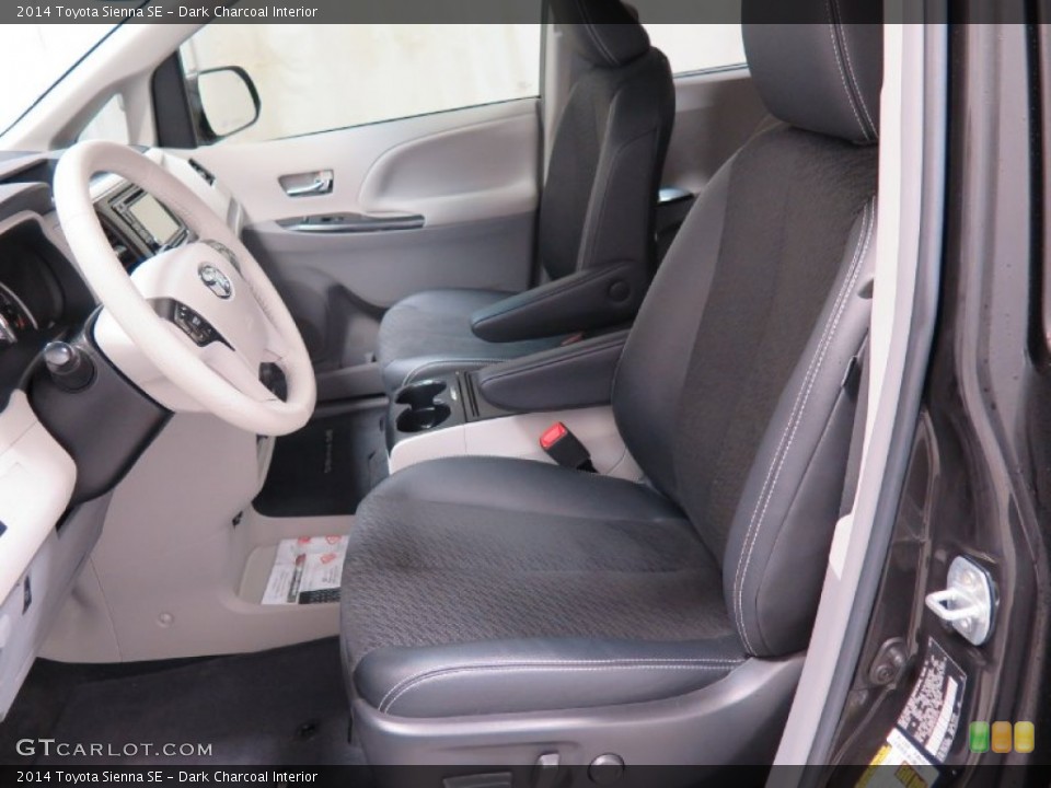 Dark Charcoal Interior Front Seat for the 2014 Toyota Sienna SE #102008915