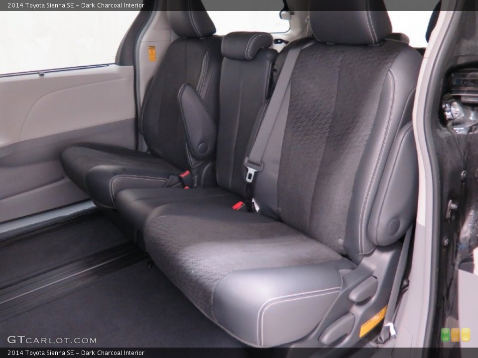 Dark Charcoal Interior Rear Seat for the 2014 Toyota Sienna SE #102008945