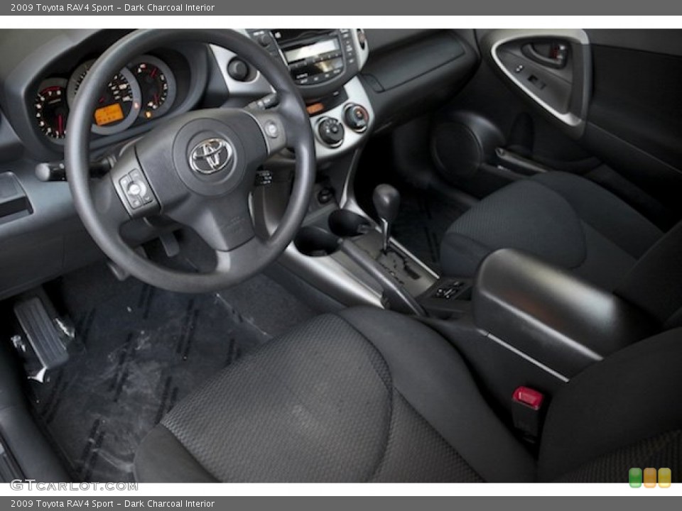 Dark Charcoal Interior Photo for the 2009 Toyota RAV4 Sport #102013094