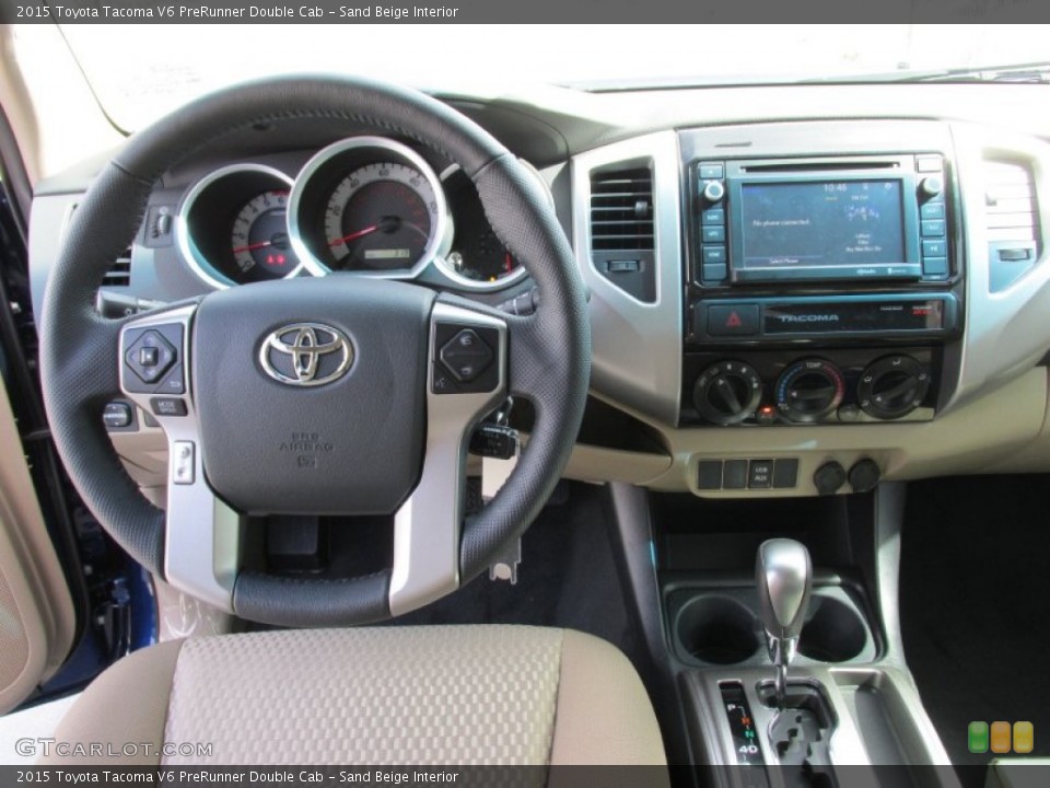 Sand Beige Interior Photo For The 2015 Toyota Tacoma V6