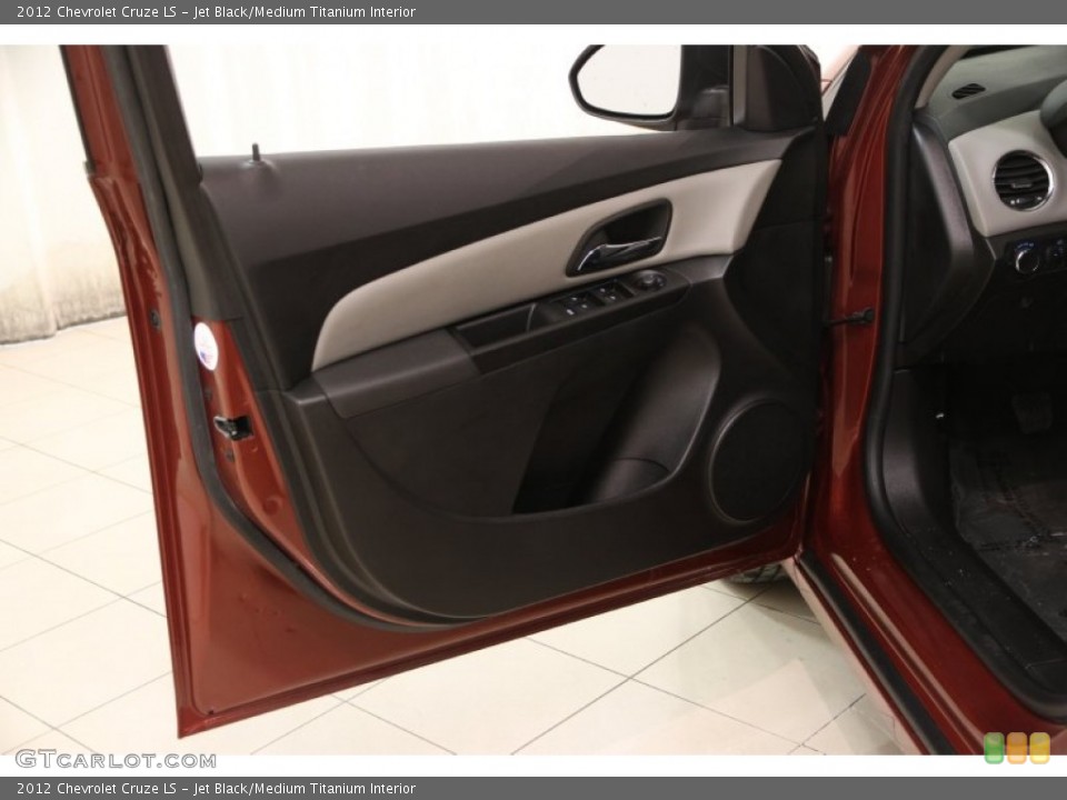 Jet Black/Medium Titanium Interior Door Panel for the 2012 Chevrolet Cruze LS #102027404