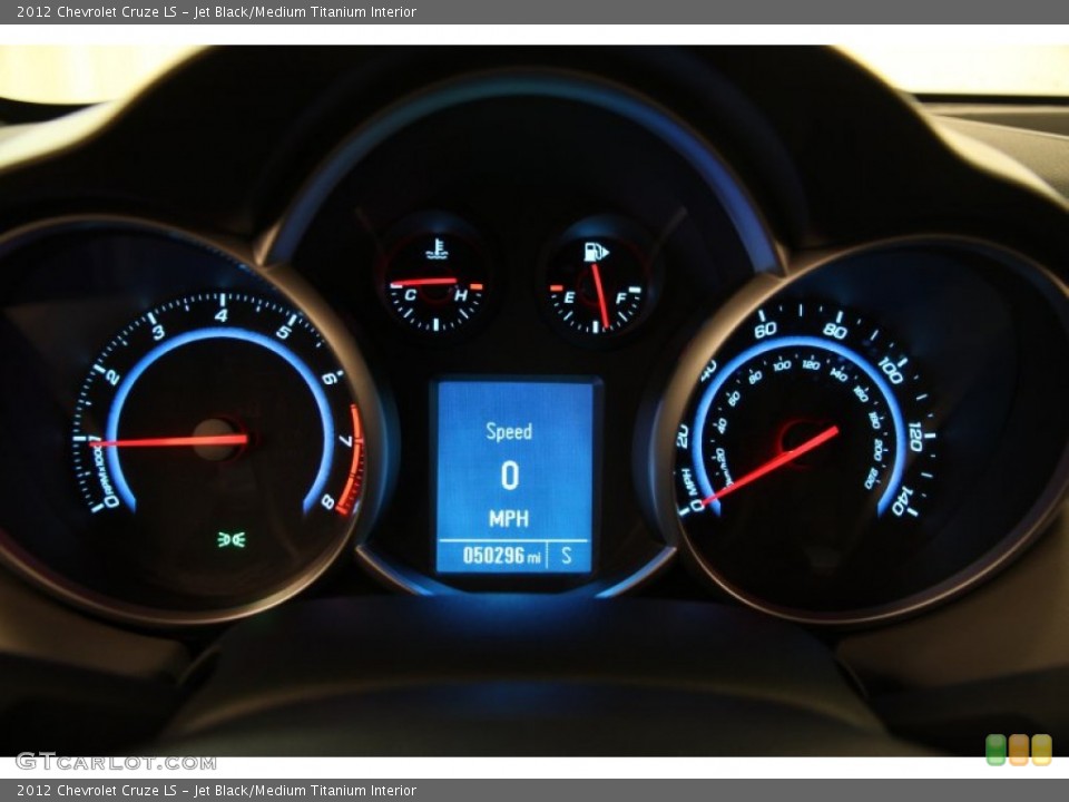 Jet Black/Medium Titanium Interior Gauges for the 2012 Chevrolet Cruze LS #102027413