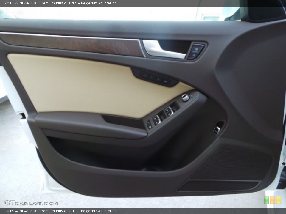 Beige/Brown Interior Door Panel for the 2015 Audi A4 2.0T Premium Plus quattro #102030264