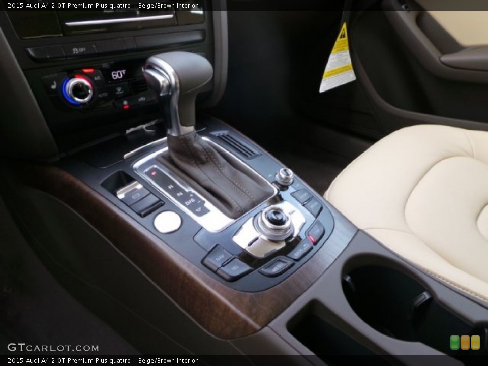 Beige/Brown Interior Transmission for the 2015 Audi A4 2.0T Premium Plus quattro #102030381