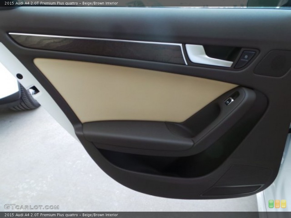 Beige/Brown Interior Door Panel for the 2015 Audi A4 2.0T Premium Plus quattro #102030592