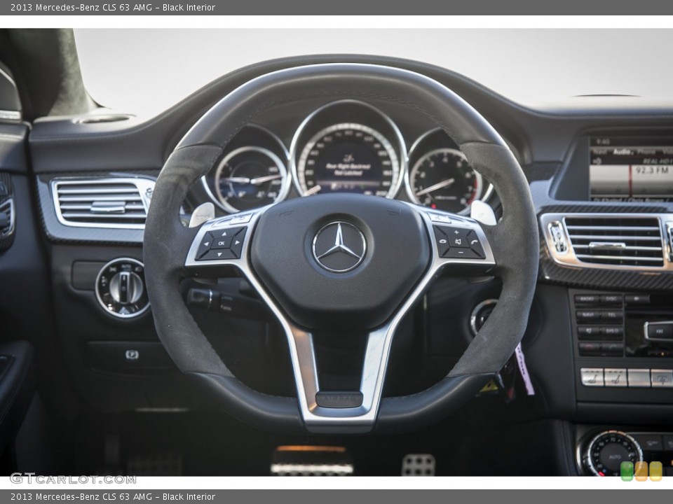 Black Interior Steering Wheel for the 2013 Mercedes-Benz CLS 63 AMG #102032958