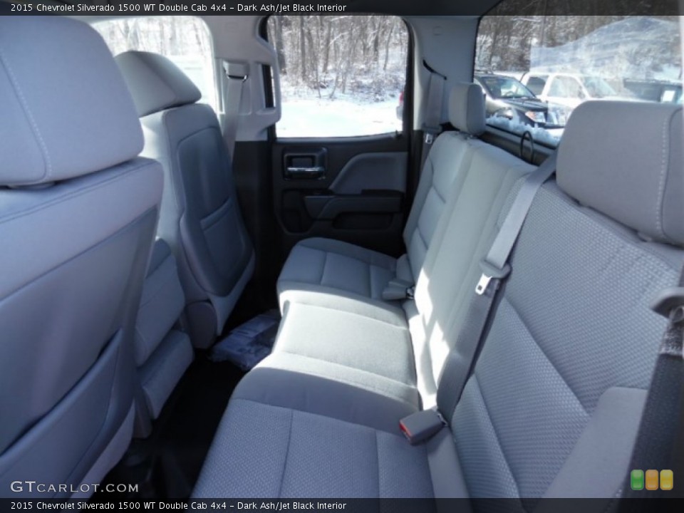 Dark Ash/Jet Black Interior Rear Seat for the 2015 Chevrolet Silverado 1500 WT Double Cab 4x4 #102034767